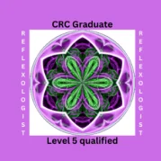 Level 5 reflexology qualification badge